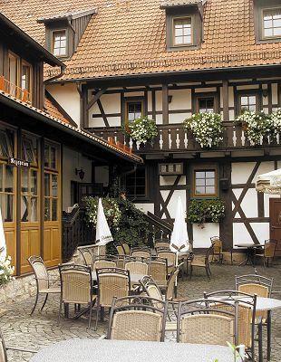 Hotel Goldener Hirsch Suhl Exteriör bild